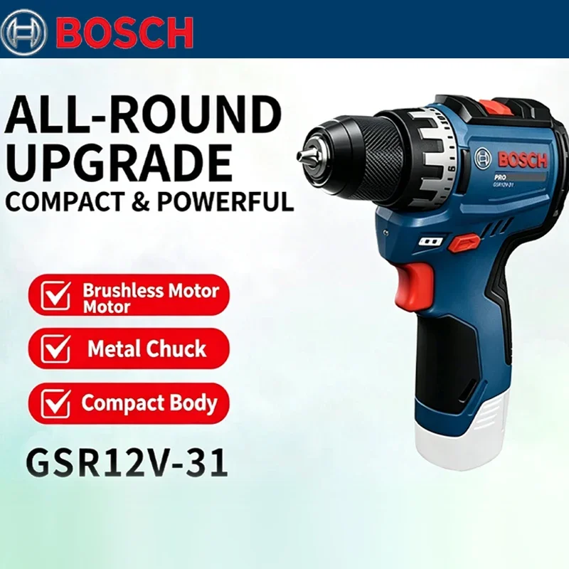 Home Improvement Supplies - Taladro Eléctrico Bosch GSR 12V-31 Sin