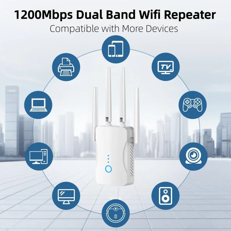 Home Improvement Hardware - Repetidor WiFi de Doble Banda de