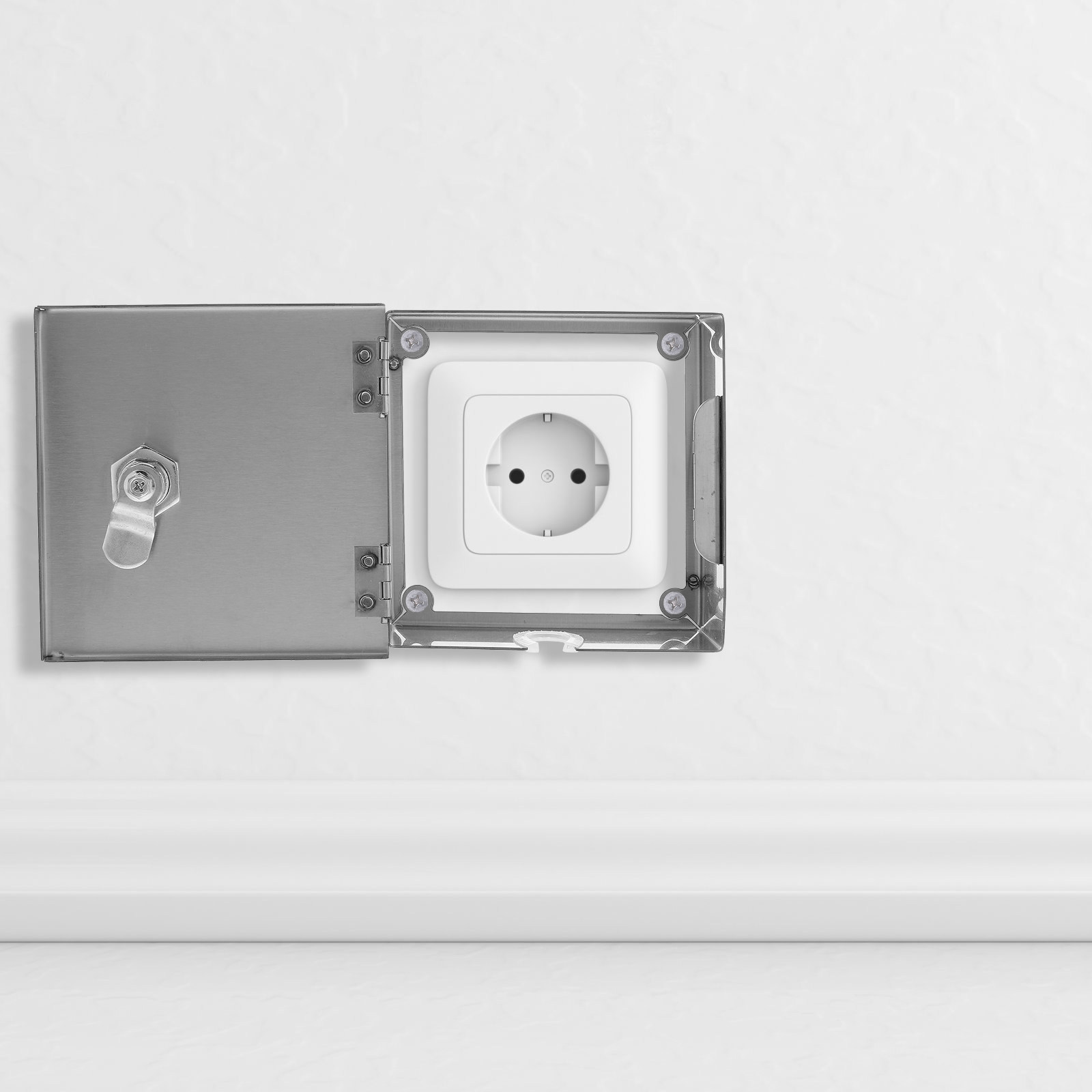 Caja eléctrica de acero inoxid - Electrical Outlet Cover reseña y precio