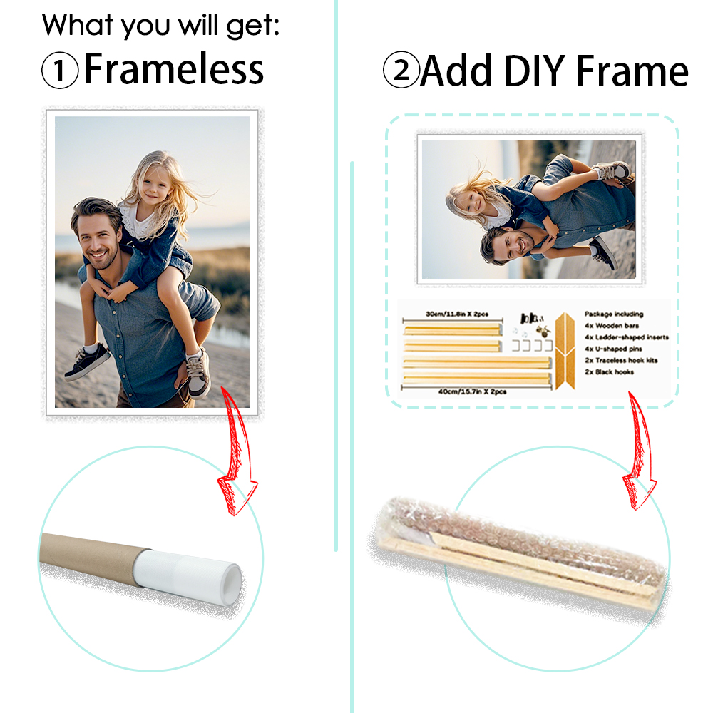 1 pieza de lienzo personalizad - Home Improvement Diy reseña y precio