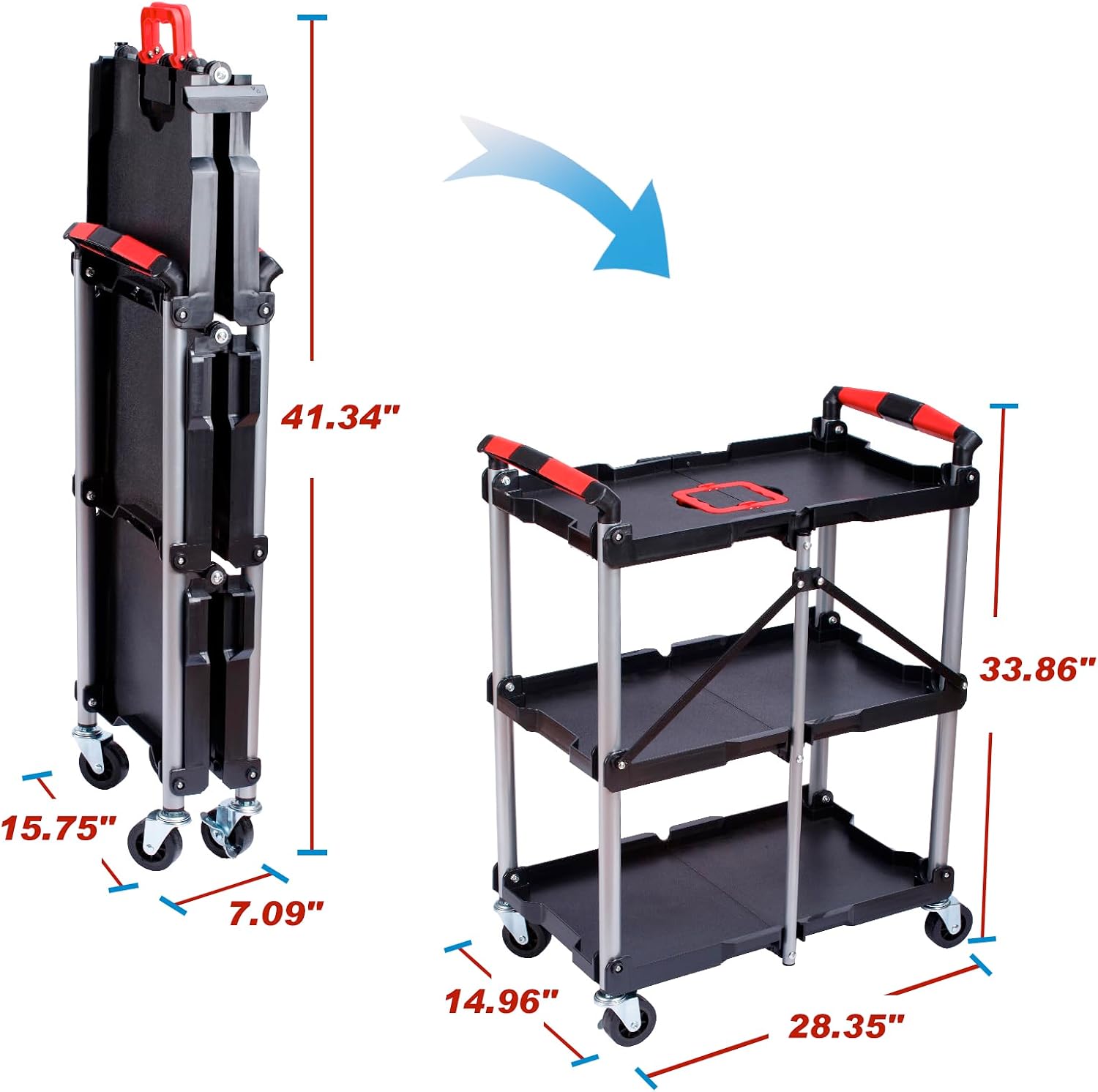 Carrito de Servicio Plegable d - Home Improvement Supplies reseña y precio